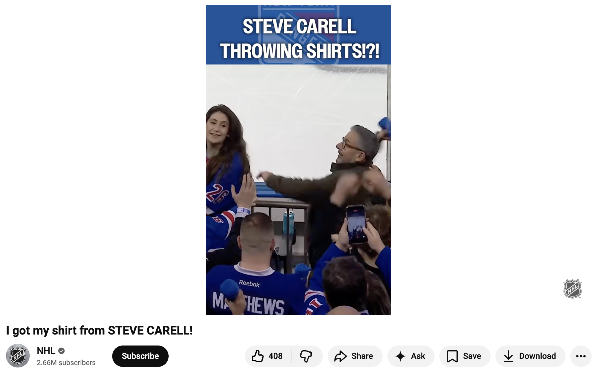 Nhl You Tube